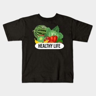 Healthy life diet Kids T-Shirt